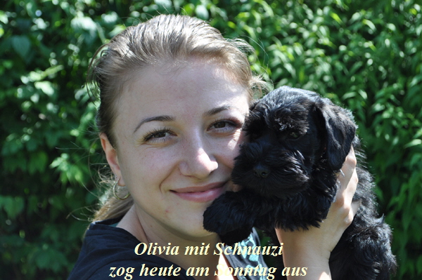 Olivia mit Schnauzi